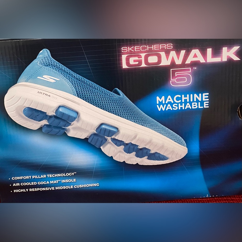 WOMENS….SKECHERS GO WALK ULTRA PILLARS ATHLETIC SHOES - Picture 14 of 15